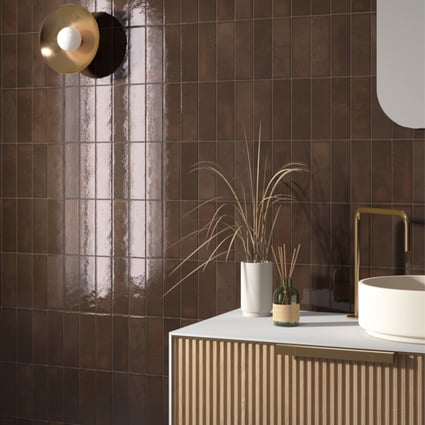 Πλακάκι Bohemian Coffee Quartz 6x18.6 cm